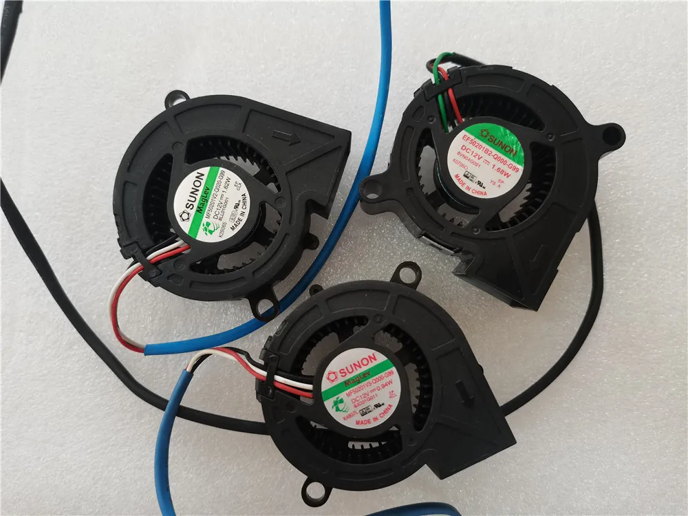 Оригинальный вентилятор для сервера, внешняя стандартная мощность 5020 см, постоянный ток 12 В, 0,9 Вт, 50x50x20 мм