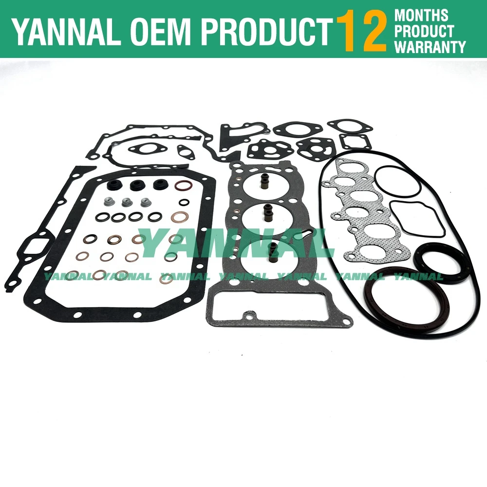 Полный комплект прокладок для капитального ремонта 3KC1 двигателя Isuzu SUMITOMO S85UX S100F2