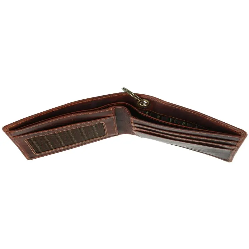RFID Vintage  Bifold Chain Wallet (Men)