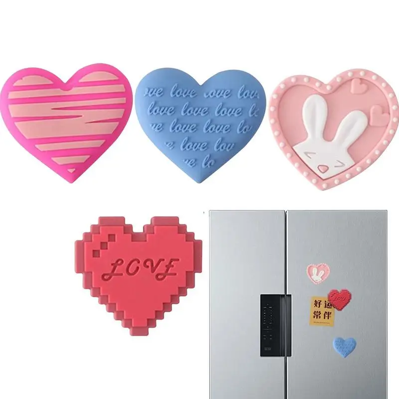 

Магниты на холодильник, 4 шт., милые Мультяшные мини-наклейки на холодильник, фотосообщение