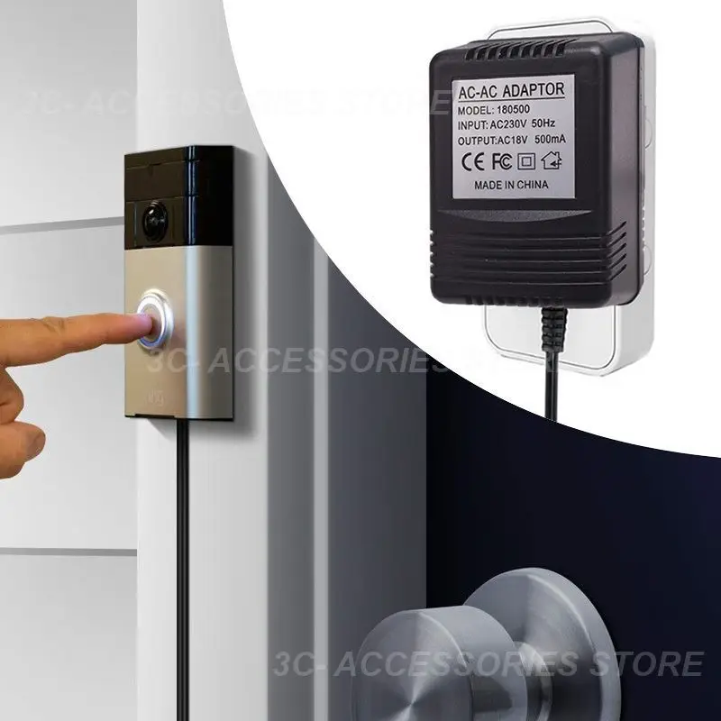 

Universal 110v 220v Secure Ip Video Intercom Ring Power Adapter Wifi Wireless Doorbell Camera Power Adapter Versatile Durable