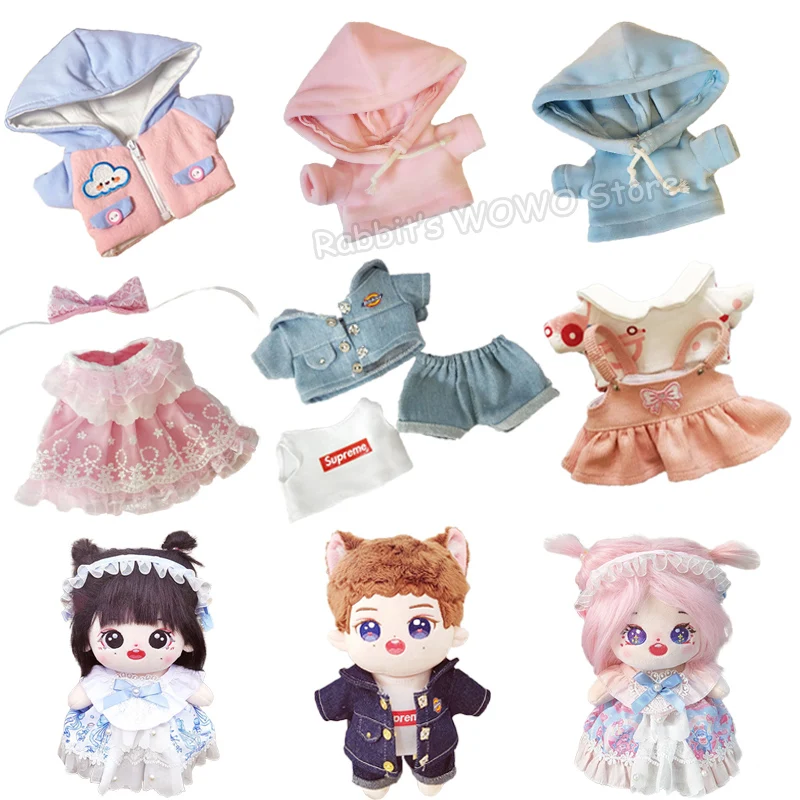 Vêtements de poupée de 20cm  accessoires adaptés aux vêtements de poupée en peluche Idol  pull