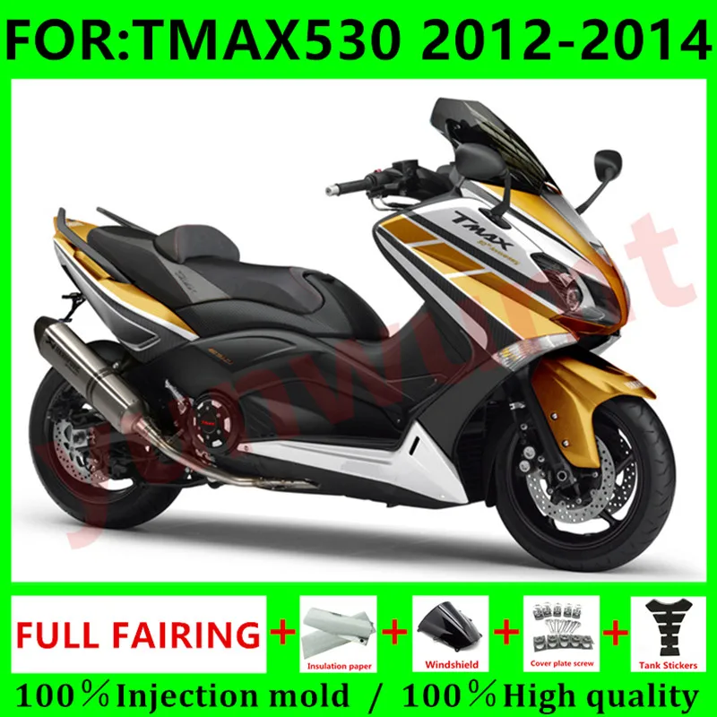 

Новый комплект обтекателей для мотоцикла ABS подходит для TMAX530 TMAX T-MAX 530 2012 2013 2014
