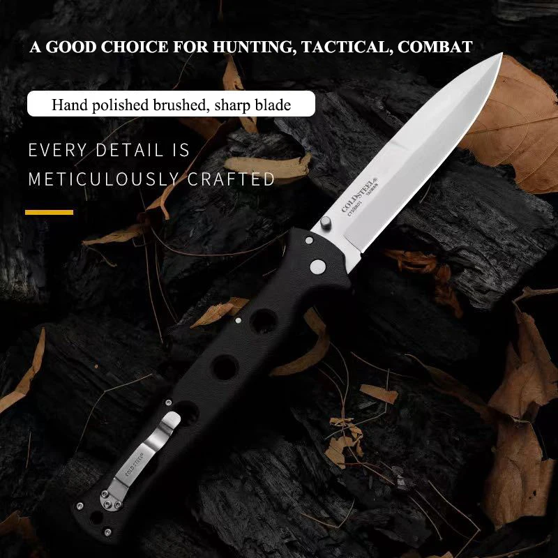Новый складной карманный нож Cold Steel 10ACXC Counter Point XL 6 дюймов CTS BD1 сатиновое лезвие ручки Griv-Ex для повседневного использования охоты на