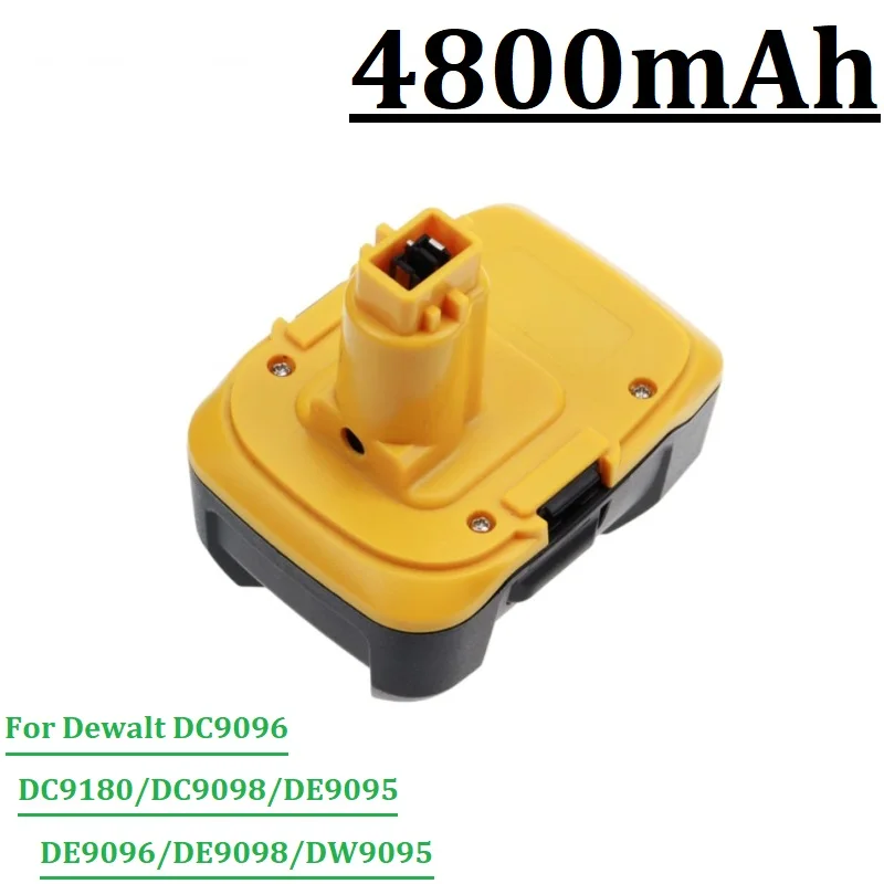 

Обновленный литий-ионный аккумулятор 18 в 4800 мАч для электроинструментов Dewalt DC9096 DE9039 DE9095 DW9098 DE9503 DW9096 DE9098, сменный аккумулятор