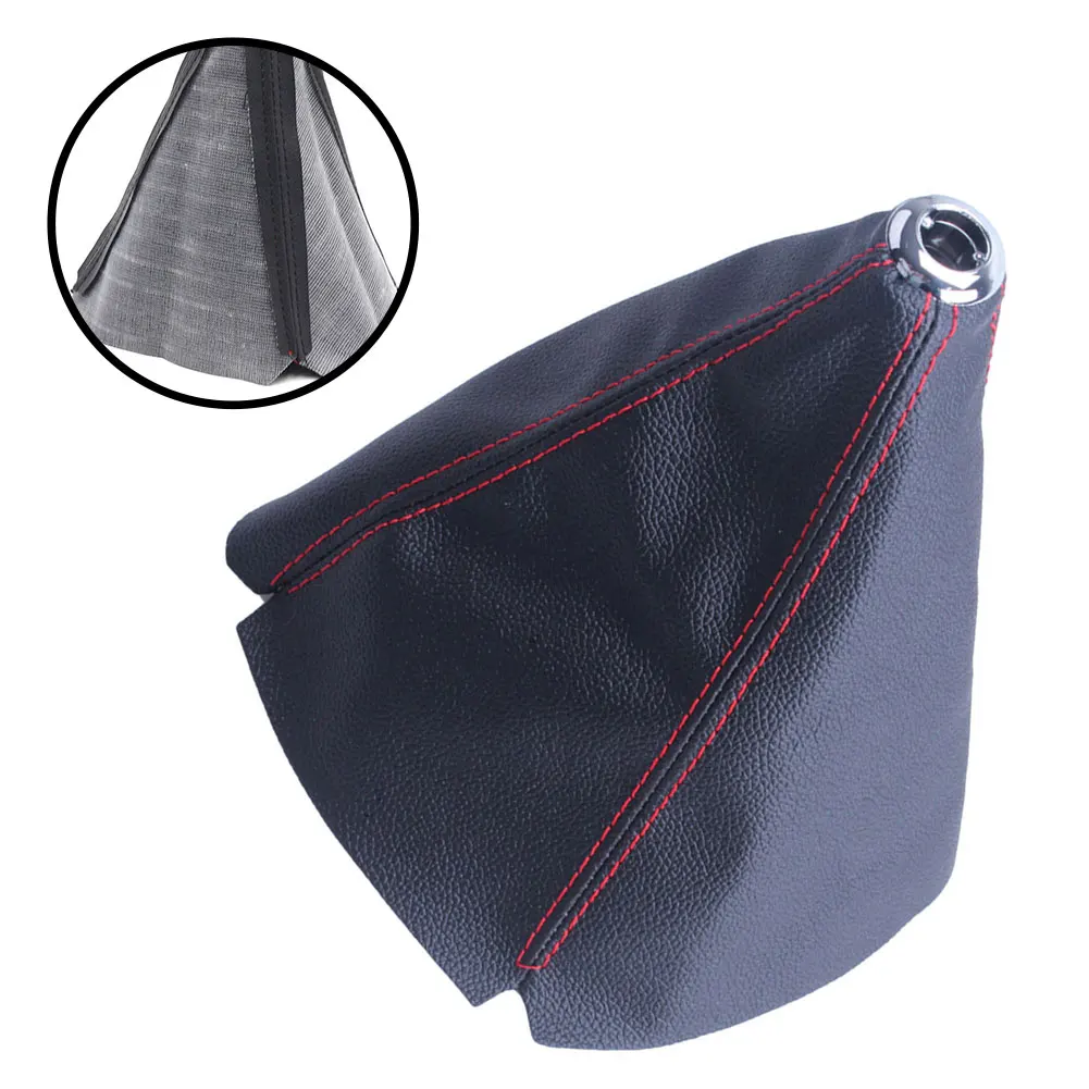 

Universal Car Gear Shift Collars PVC Leather Gear Shifter Knob Boot Cover Manual Stick Gaiter Car Interior Accessories