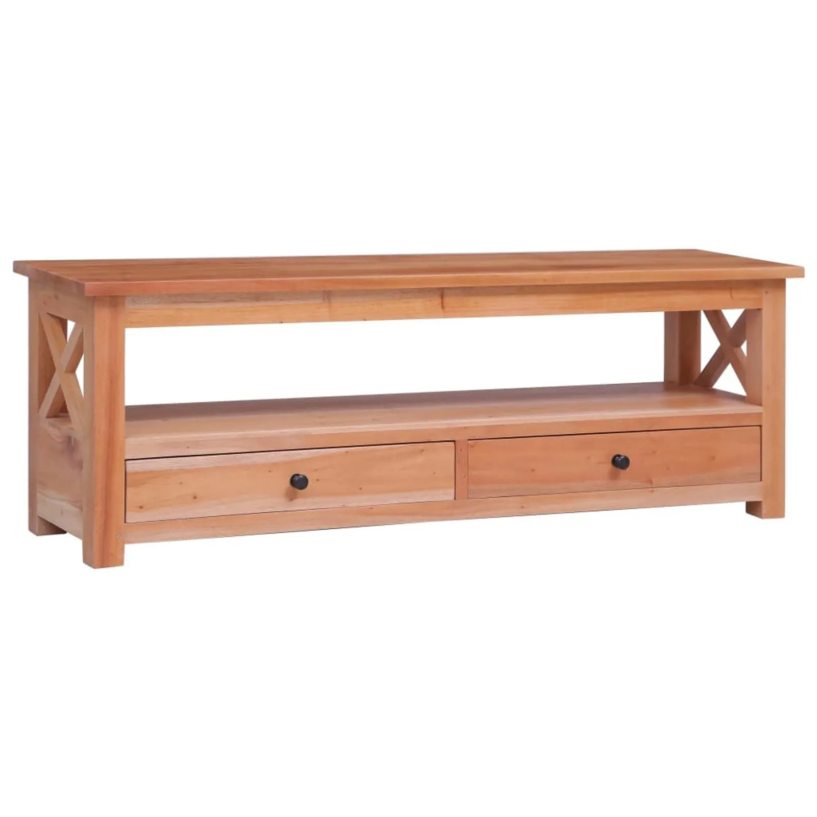 

TV Cabinet 47.2"x11.8"x15.8" Solid Mahogany Wood