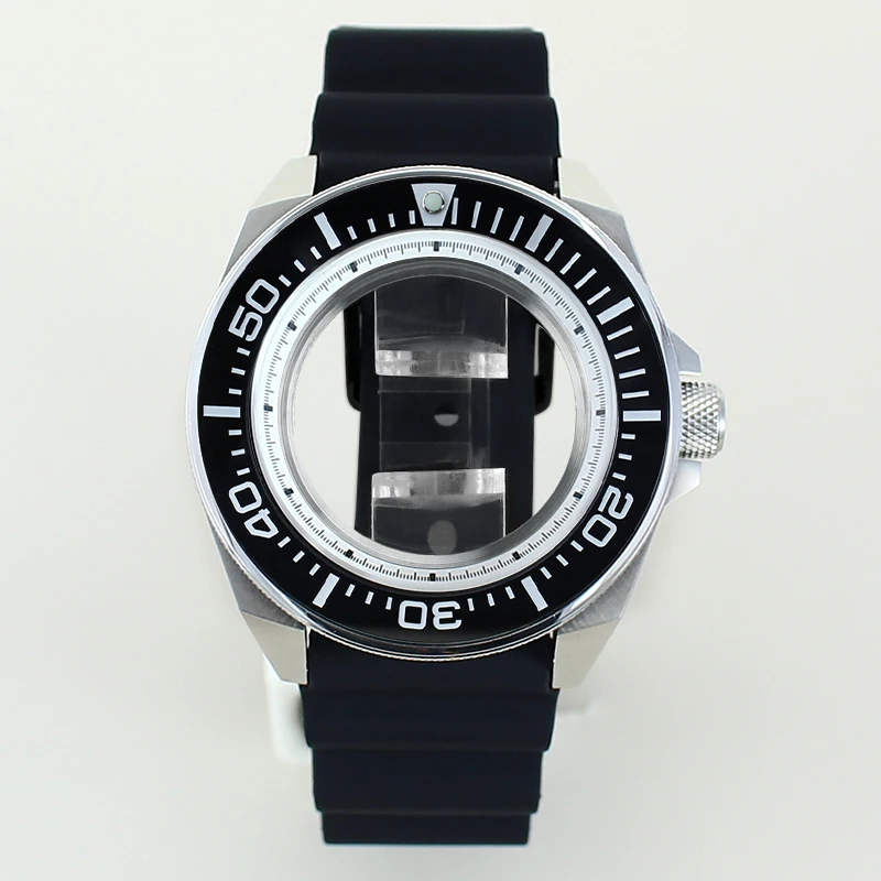 Фото Корпус для часов Seiko Mod Samurai King, 43 мм, 20ATM, для дайвинга, подходит для механизмов NH34, NH35, NH36, NH38, NH70, NH72, из нержавеющей стали. №2