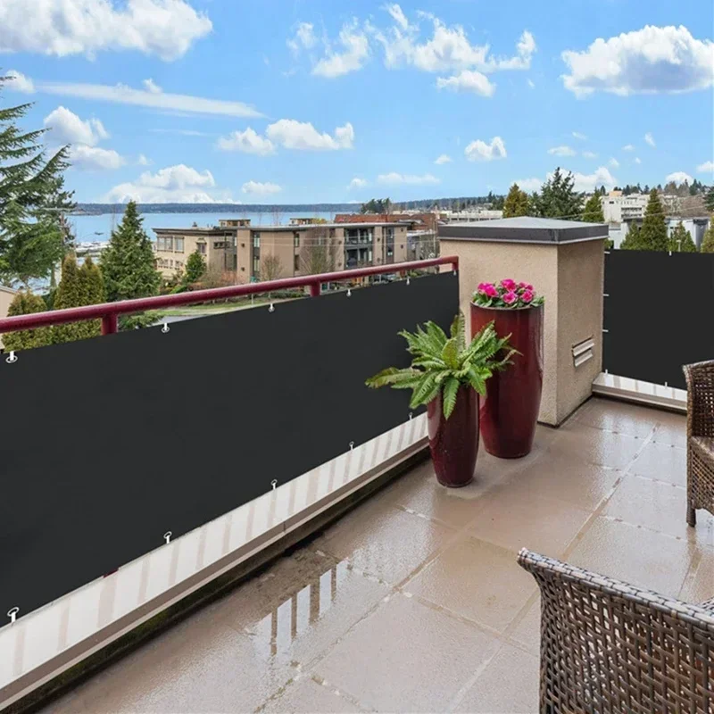 Анти-УФ солнцезащитная сетка для балкона конфиденциальная забора садовая сочных