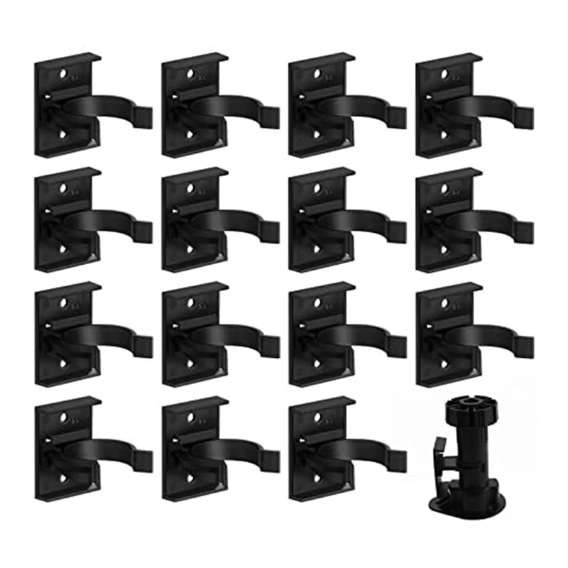

15 Pcs Bath Panel Clips Heavy Duty Kitchen Kick Board Plinth Clips Kickboard Brackets For Kitchen Cabinets Bed Legs