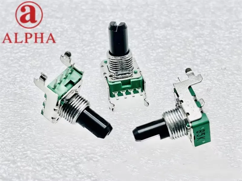 10 шт. роторный потенциометр RK11 B5K B10K 4pin длина вала 15 мм