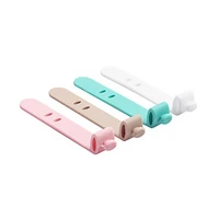 organizer 4pcs silicone cute 4pcsset snap earphone cord wire winders cable wrap holder cable wrapped cord line storage holder