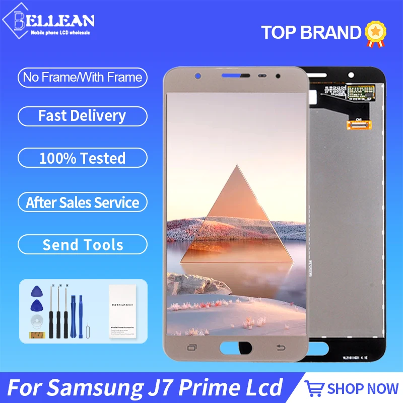 ЖК-дисплей 5 дюйма G610 для Samsung Galaxy J7 Prime сенсорный экран G610F G610M в сборе с