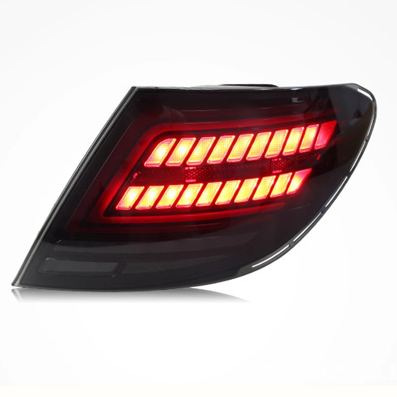 

Красный/дымчатый Автомобильный светодиодный задний фонарь, поворотный сигнал, Динамическая сборка для BENZ W204 07-14, противотуманный тормоз, за...