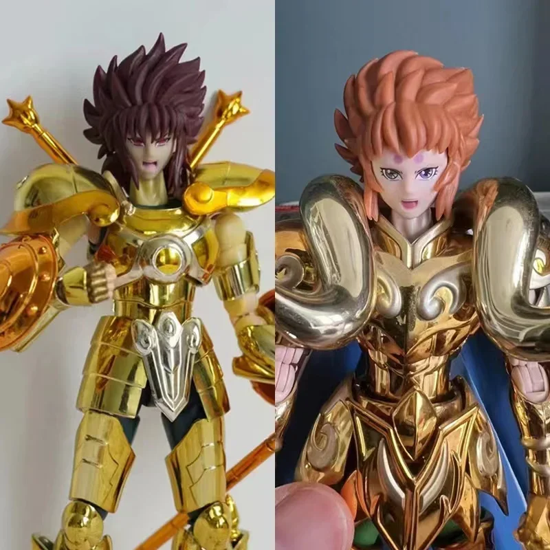 Фото Saint Seiya Myth Cloth EX Libra Genbu/aries KIKI Head Accessorise ПВХ модели Saint Shiryu фигурки игрушки подарки на складе №1
