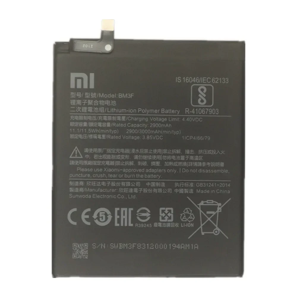 Оригинальный аккумулятор BM3F 3000 на 100% мАч для Xiaomi Mi 8 Pro 8Pro Mi8 pro / Explorer Аккумулятор