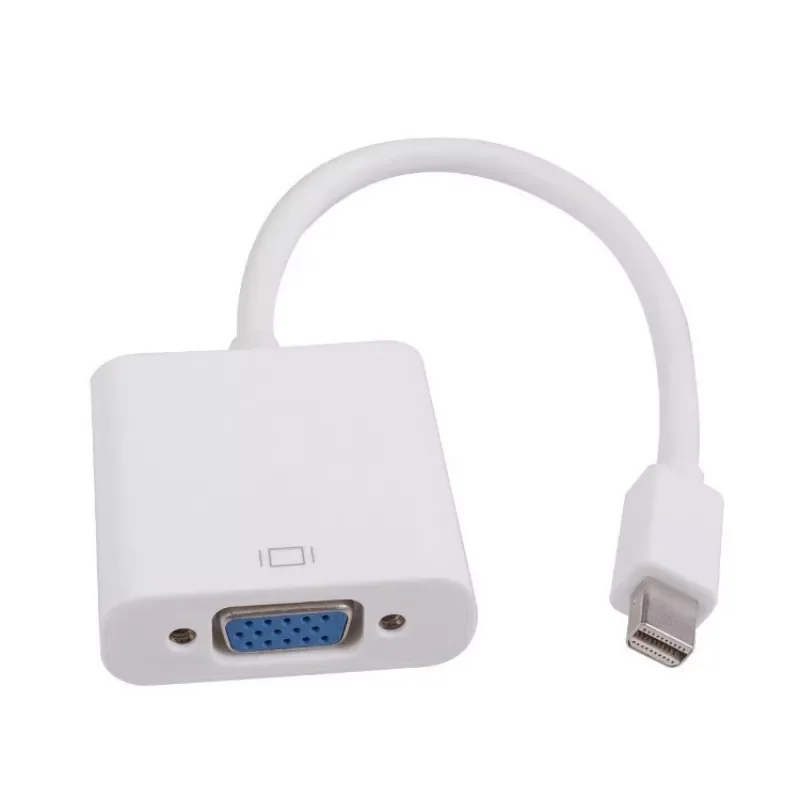 

2023New Mini DP To VGA Adapter Cable Mini Displayport Thunderbolt To VGA D-Sub Converter 1080P Cables For Macbook Pro Air iMac M