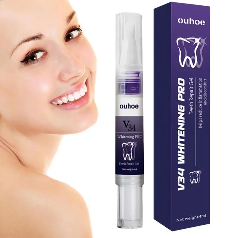

Teeth Sensitivity Gel 4ml Teeth Remineralization Gel Soothe Gums Toothpaste Gel For Sensitivity Relief To Remove Wine Tea Stains