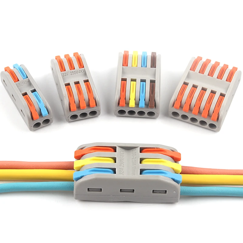 Быстроразъемный разветвитель. Клемма 3-проводная 223-415 (223-415). Соединитель 222. Соединитель 222. Соединитель 222.