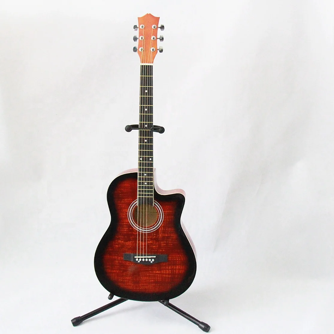 

Chinese acoustic guitar factory price cheap guitar new designed cutaway guitar
