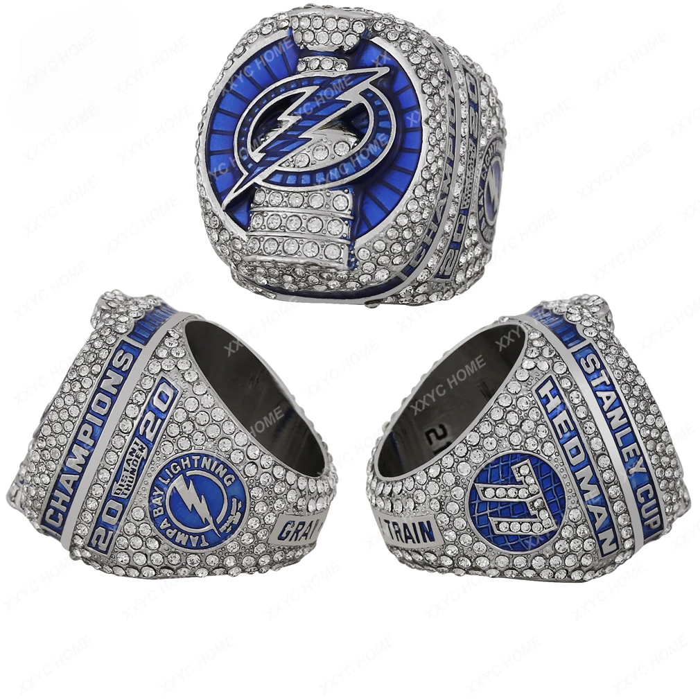 

2020 Tampa Bay Lightning Champion Ring Ice Hockey Stanley Cup Ring in Stock