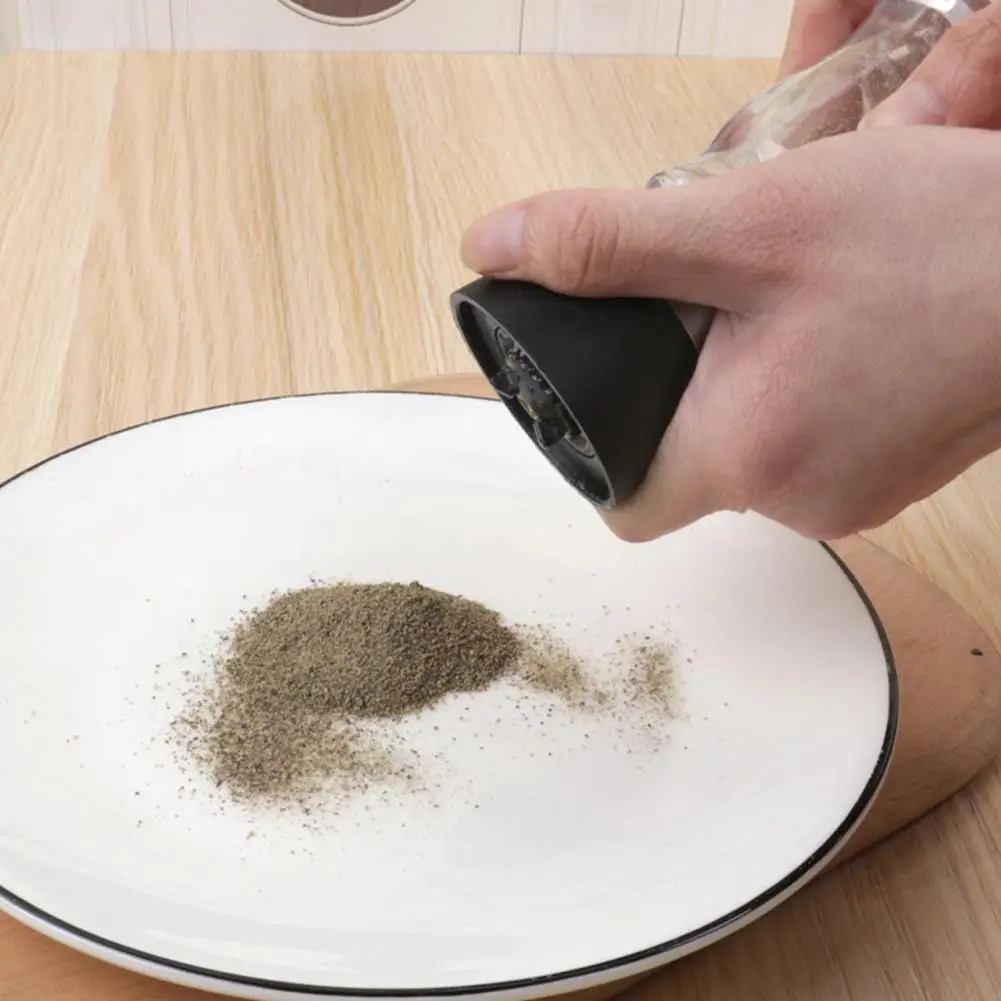 

Manual Salt Pepper Mill Grinder Seasoning Bottle Spice High Grinding Quality Mill Shakers Adjustable Containers Gadgets Kit Y1w3