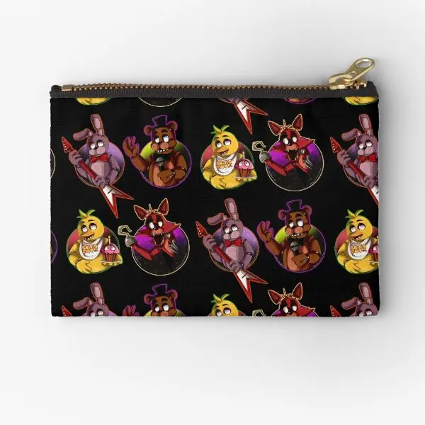 

Freddy Fazbear Crew Zipper Pouches Men Socks Underwear Wallet Panties Packaging Coin Small Money Storage Pure Women Key Pocket