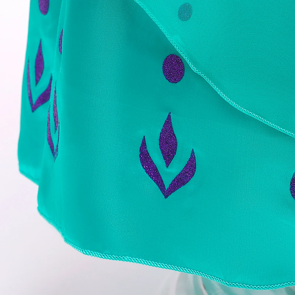 Платье Снежной Королевы На Хэллоуин Для Девочек Карнавальный Костюм Принцессы