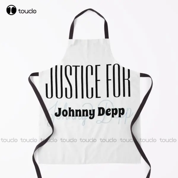 

Justice For Johnny Depp Design Apron Johnny Depp Aprons For Women Men Unisex Adult Household Cleaning Apron New Custom Apron
