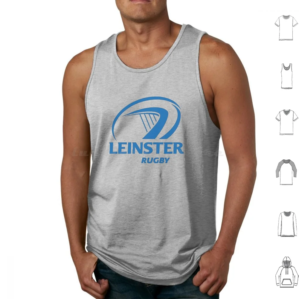 

Leinster Rugby Tank Tops Vest Sleeveless Leinster Ireland Irish Team Dublin Pro 14 European Rugby Cup Home Games Annual Rugby