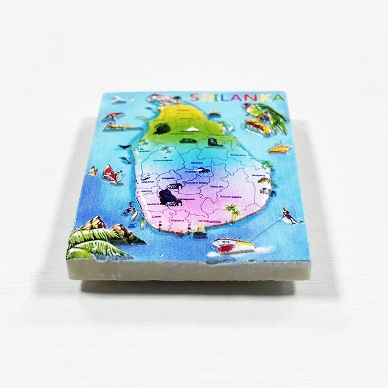 Сувениры для туризма Шри-Ланки 3D магнитные наклейки на холодильник украшения