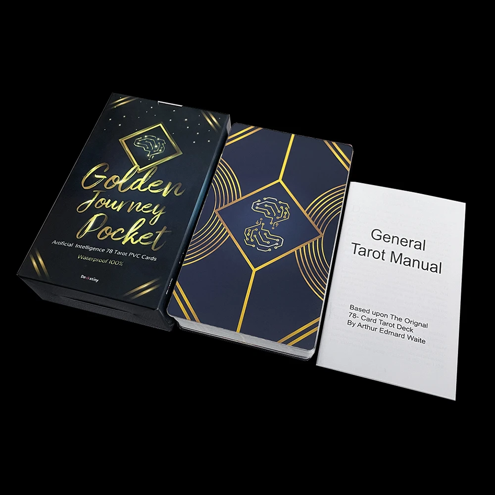 12x7 см террас Таро Golden Journey ever come Each card-это красочное произведение искусства с