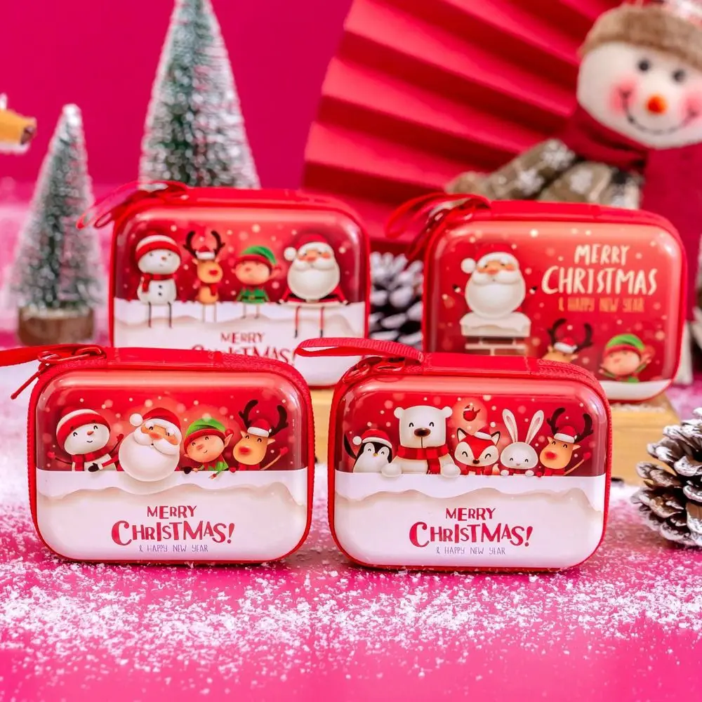 

Bag Candy Case New Year Gift Headset Bag Keyrings Zipper Christmas Coin Purse Headphone Case Money Bag Mini Wallet