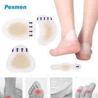 pexmen gel blister bandages waterproof pads adhesive sticker for fingers toes heel blister prevention recovery skin pads