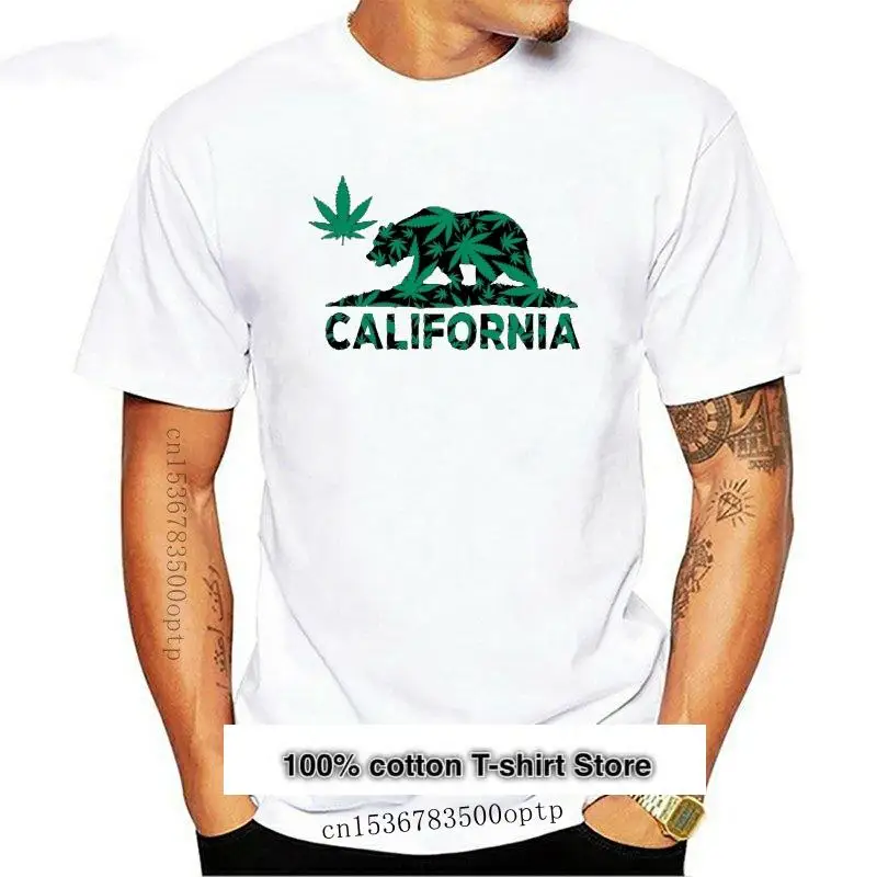 

Новая мужская футболка Калифорния 420 флаг конопли Asst Colors _ забавная футболка новинка футболка wo Men
