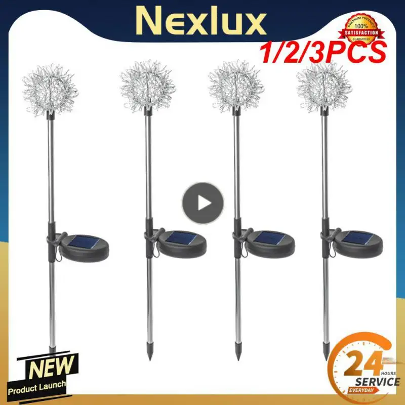 

1/2/3PCS Solar Garden Lights Waterproof Decoration Lamp For Yard Balcony Patio Flowerbed