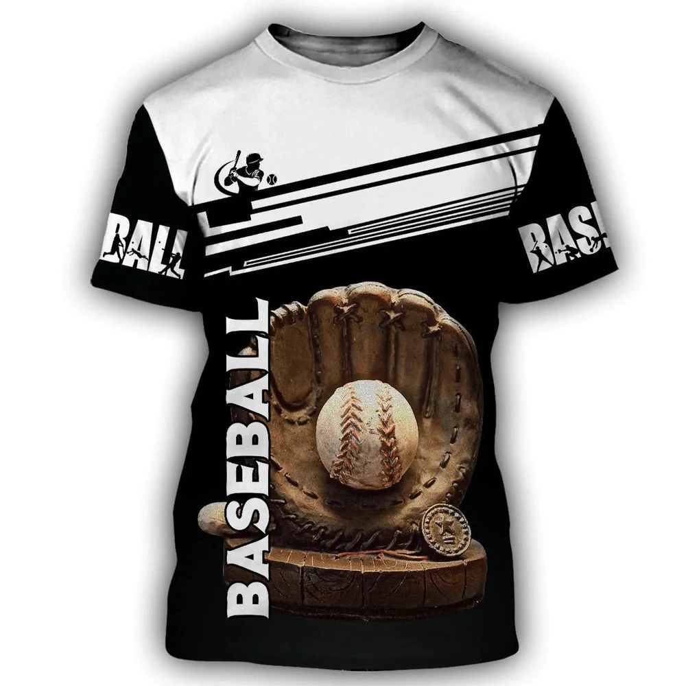 

Baseball Jerseys Oversized Fashion Male Sweatshirt Breathable Loose 3d Tee Top Harajuku Casual Short Sleeve Summer Men's T-shirt