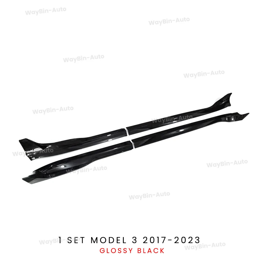 

Боковая юбка для Tesla Model 3 Y 2017-2024 комплекты кузова Fast Aero Model 3 Highland, боковая губа, глянцевый карбоновый черный, автоаксессуары