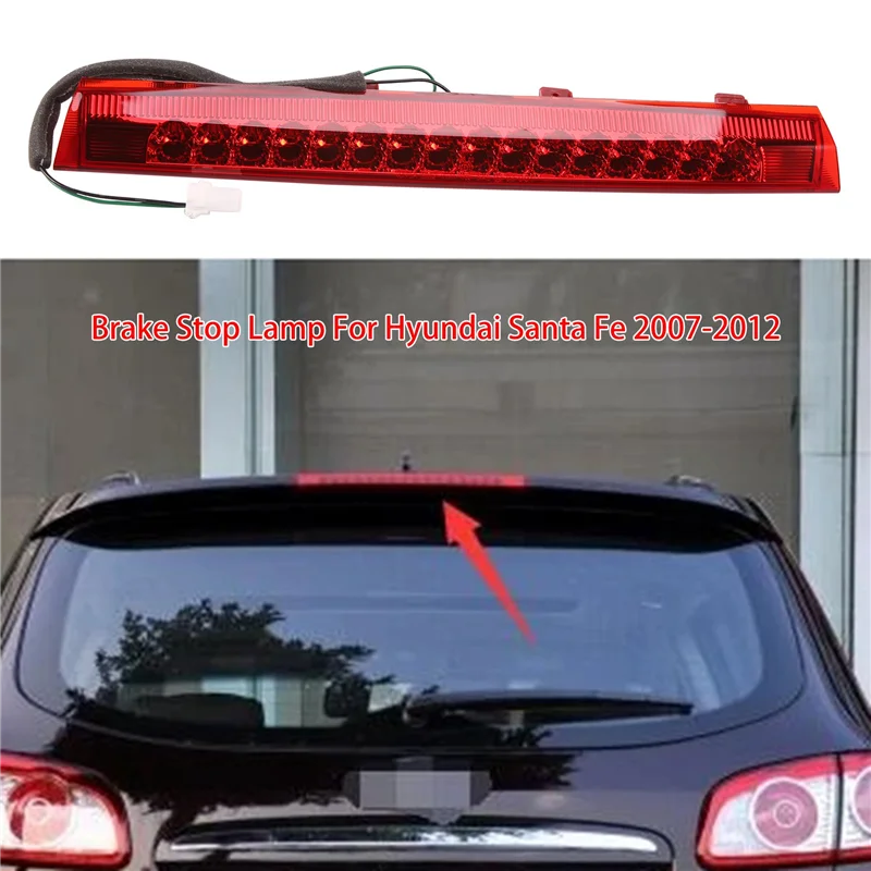 

Автомобильные задние фонари с высоким креплением, третий стоп-сигнал для Hyundai Santa Fe 2007-2012 Hmsl 927002B000 92700-2B000