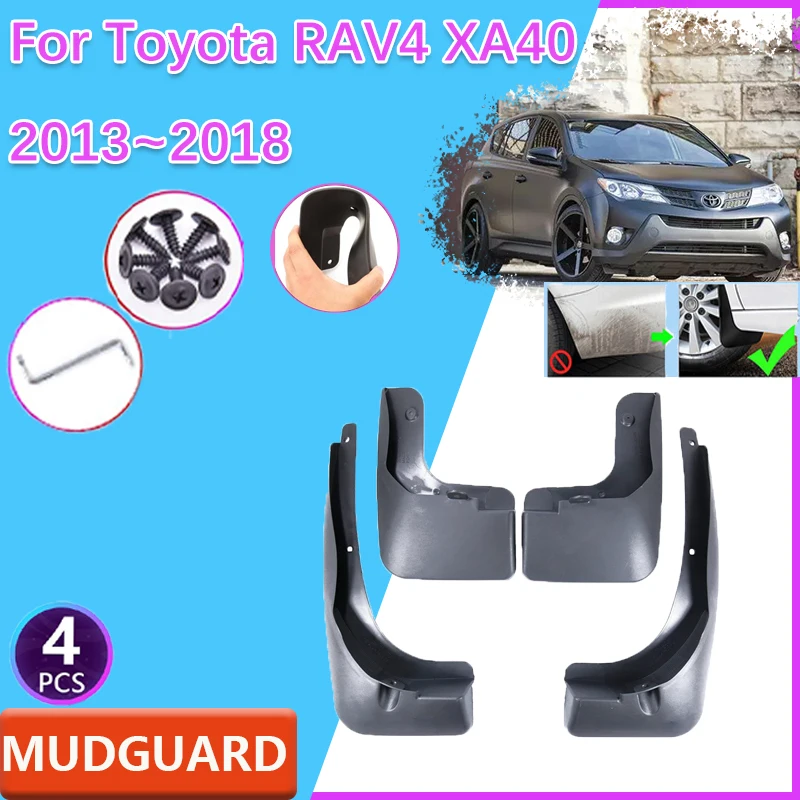 Для Toyota RAV4 XA40 RAV 4 2013 ~ 2018 2014 2015 2016 2017 Автомобильные брызговики Задние крылья