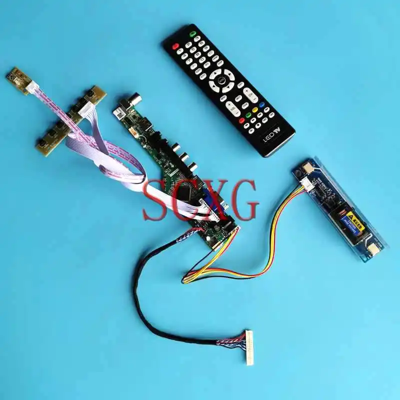 

For CLAA215FA03 LM215WF1 Laptop Screen Controller Board 21.5" 2CCFL VGA HDMI-Compatible AV USB 1920*1080 DIY Kit LVDS 30 Pin