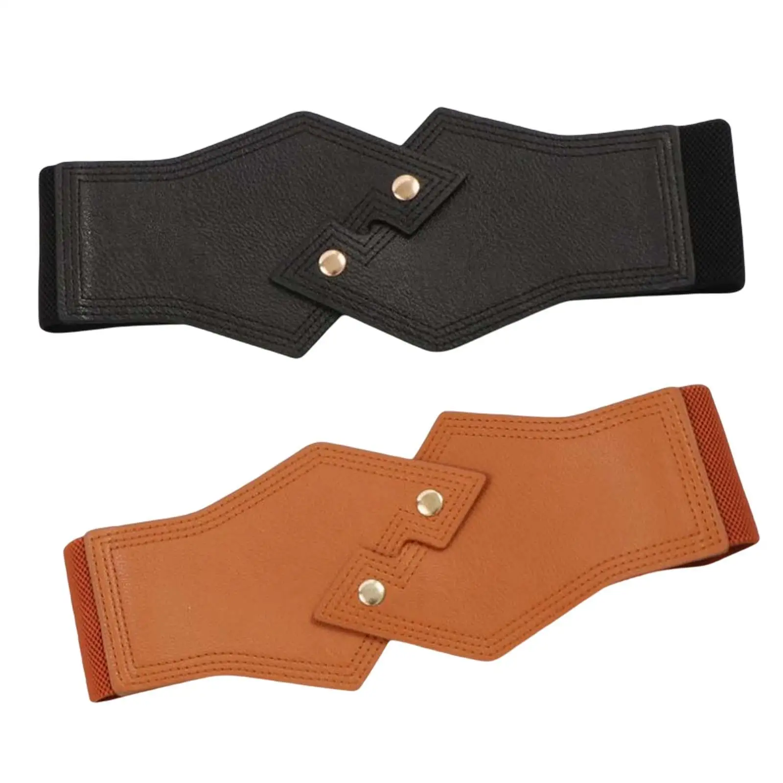 

Women Belt Waist Belt Slim Waistband Hight Waist Elastic Stretch Dresses