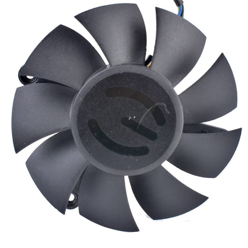 Кулер для видеокарты DASB0815B2U, 12 В постоянного тока, 0,6 А, 74 мм, 4 провода, 4 контакта, для ZOTAC GTX560TI