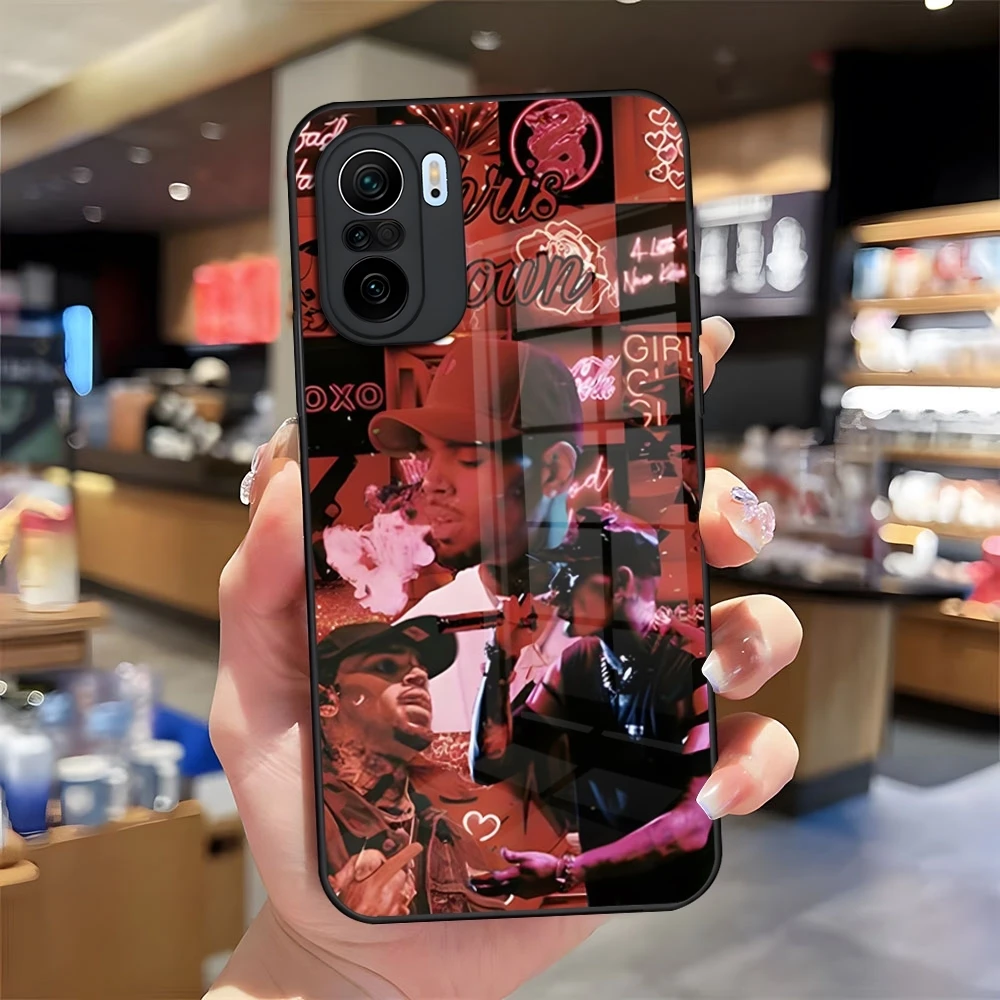 Чехол Chris Brown Breezy для телефона Redmi 13 12 13c 12c Note Pro Plus 11 10 12s 11s чехол из закаленного