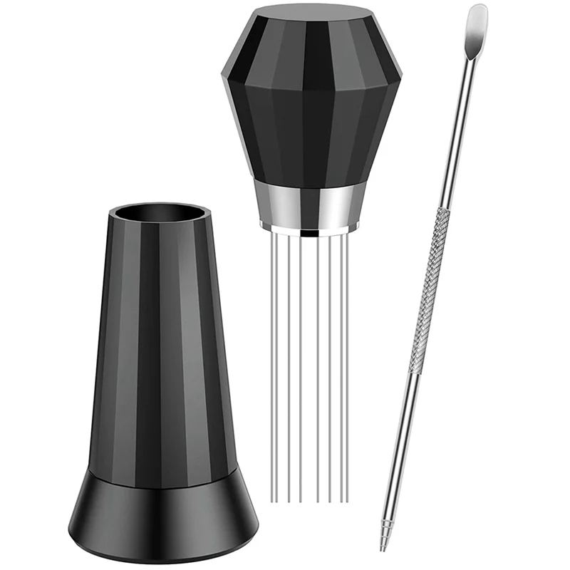 

WDT Tool Espresso Distribution Tool with Aluminum Alloy Handle and Coffee Art Carving Pen Espresso Coffee Stirrer