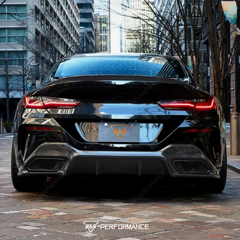 Подходит для BMW M8, модифицированный материал из углеродного волокна, передняя часть, задние диффузоры, комплект кузова автомобиля