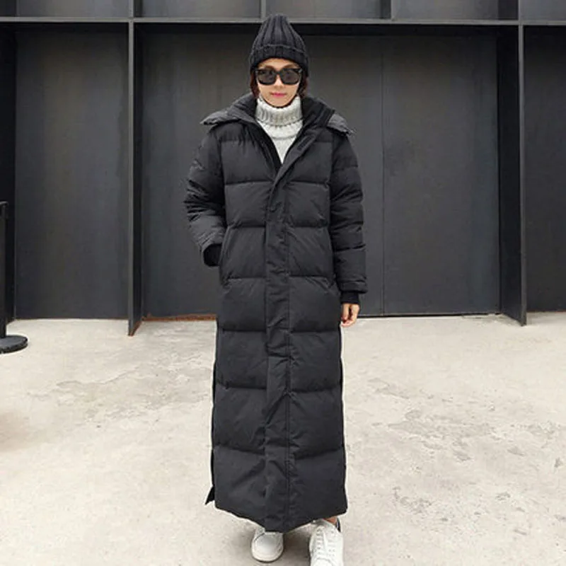 Parka Coat Extra Maxi Long Winter Jacket Women Parkas Hooded Oversize Female Lady Windbreaker Overcoat Outwear Clothing Quilted