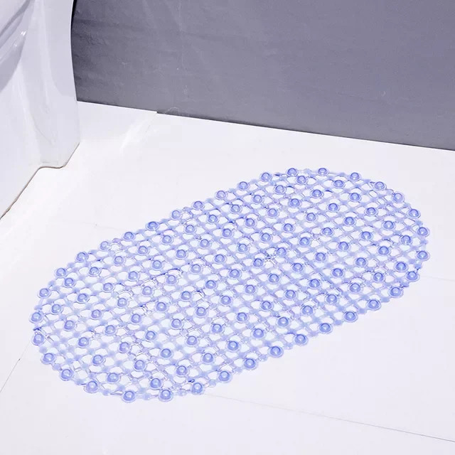

PVC Anti-skid Bath Mats Soft Shower Bathroom Massage Mat Suction Cup Non-slip Bathtub Carpet Large Size