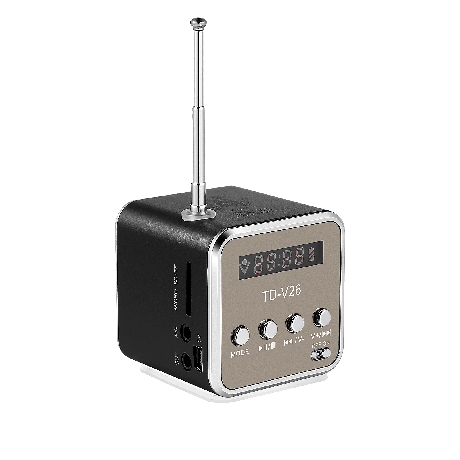 

Speaker Mini Portable Radio Wireless Aux Usb Speakers Input Mp3 Travel Music Line Mobile Outdoor Drive Flash Sound Machine Disk