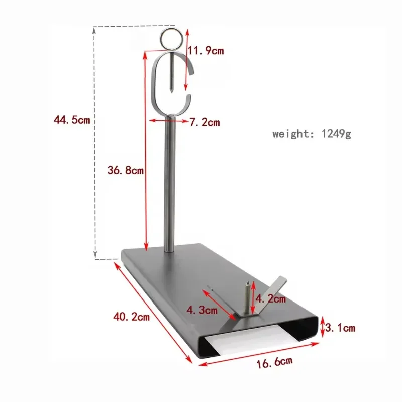 Подставка для ветчины из нержавеющей стали с нескользящим держателем и